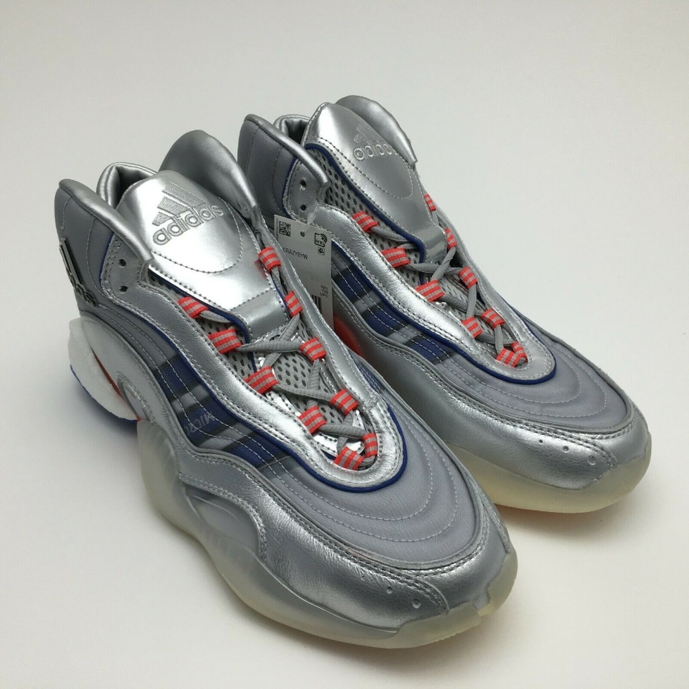 Adidas Crazy 98 BYW, Men's Size 7 Silver, EF5537 - Picture 4 of 7
